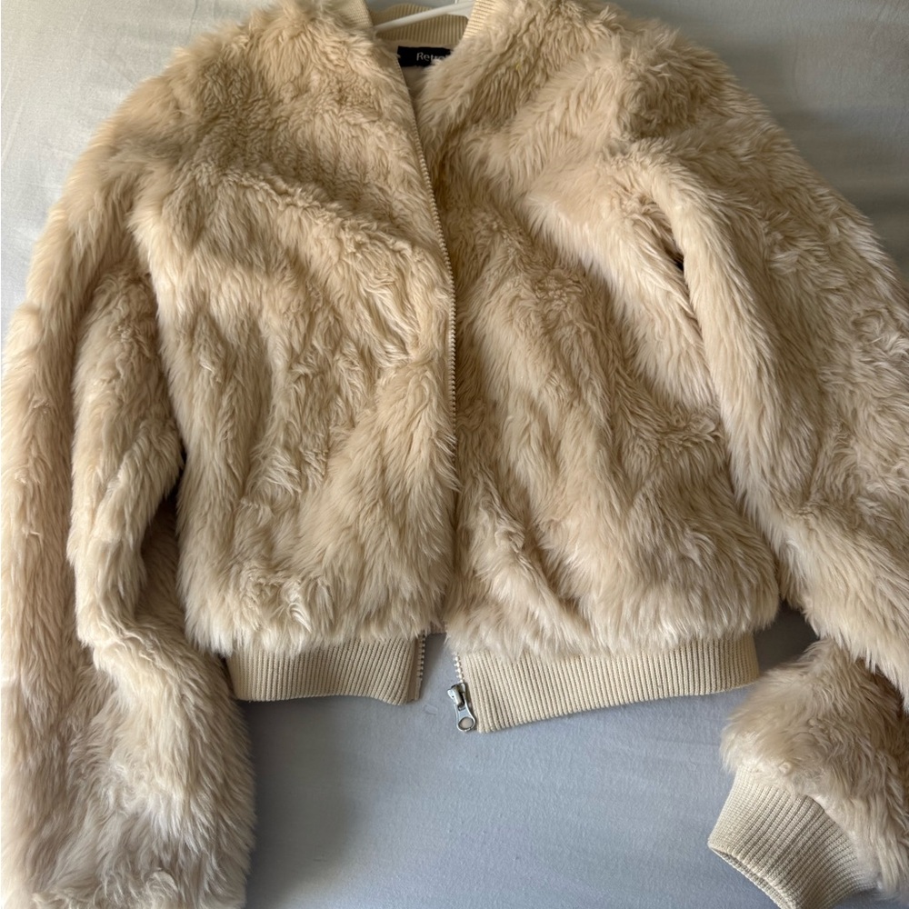 Original Retro Brand Cream Teddy Jacket